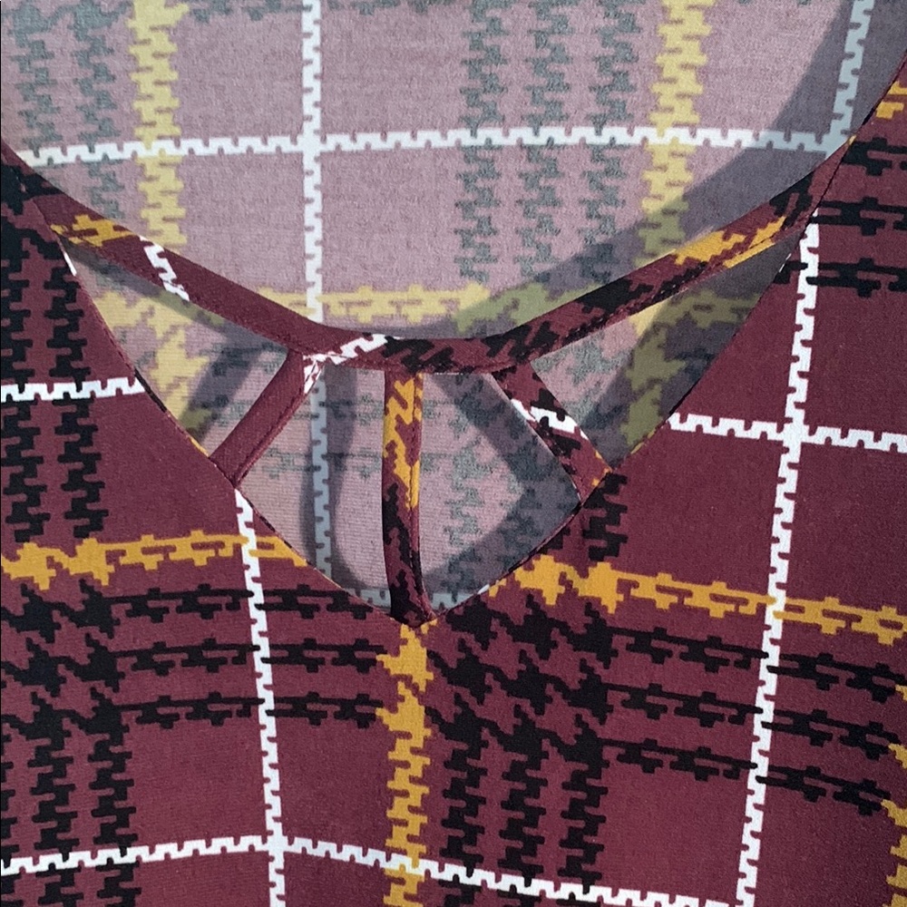 Cato Multi-colored Tunic Blouse EUC - Picture 3 of 9
